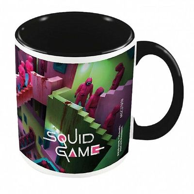 Squid Game Kalmari Peli Portaat Työntekijöiden Muki Vaaleanpunainen/valkoinen One Size