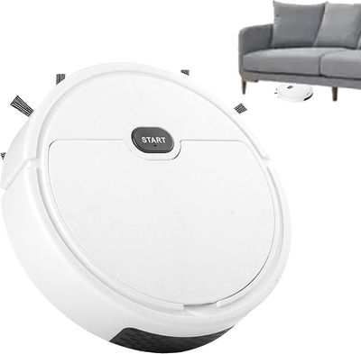 Automatisk robotstøvsuger, robotstøvsuger for flisegulv, 3-i-1 robotstøvsuger, støvsuger for feiing, støvsuging, mopping, robotic va