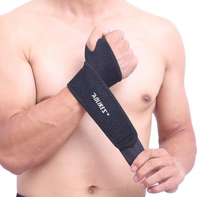 Elastisk bandage håndled støtte tommelfinger hånd tandbøjle finger skinne tennis vægtløftning anti-forstuvning håndled beskyttelse Sort