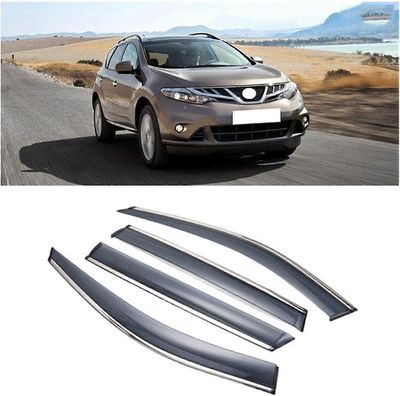 4kpl auton tuulenohjaimet, Nissan Muranolle 2011-2014 auton sivuikkuna visiiri aurinkosuoja sadesuoja suoja kansi auton sivuikkuna ohjain