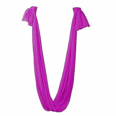 Yoga Swing Hengekøye Trapes Slynge Aerial Silk Set Anti-gravity Inversion Fitness Lilla