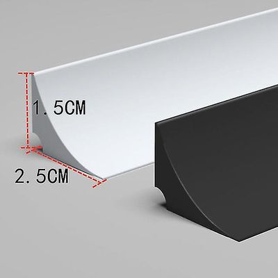 3m silikoninen vesitulppa nauha taivutettava keittiön työtaso Säilyttää kylpyhuoneen suihku pato tulvaeste kuiva ja märkä erotus valkoinen 80cm