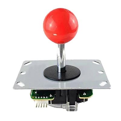 Arcade-joystick-ohjain joystick-joystick piirilevyllä 5P-nasta ilman kevyttä joystick-pelikonsolin kahvaa D Punainen