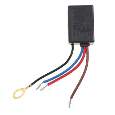 Nontendo-kytkimen himmennyskytkin kosketuslampun korjaussarja LED-valon induktiokytkimen vaihtoanturi kosketuskytkin lampun kytkin Musta 15.00X3.00...