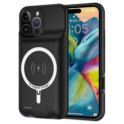 B19S-yhteensopiva iPhone 16 Pro Max kannettavan laturikotelon kanssa 7000mAh virtapankki, joka on yhteensopiva MagSafen kanssa Monivärinen