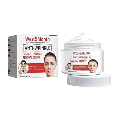 West&Month Instant Anti-Wrinkle Cream, häivyttävät juonteet, nostattava, kiinteyttävä, ryppyjä estävä, kosteuttava, kosteuttava ja nuorentava voide...