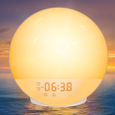 Augro Soloppgang Vekkerklokke Wake Up Light Dekala Gradvis Vekke Lys Vekkerklokke