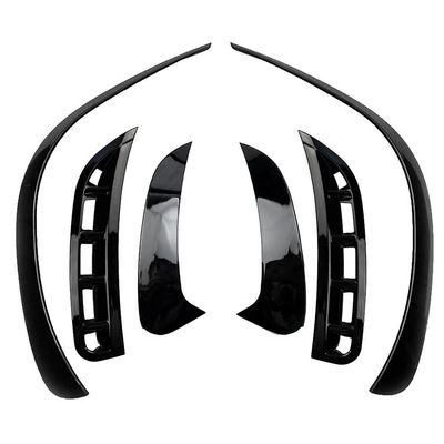 6Pcs bil foran og bak støtfanger splitter spoilere trim for Mercedes- GLE W167 2020 AMG Gloss Black Lys svart