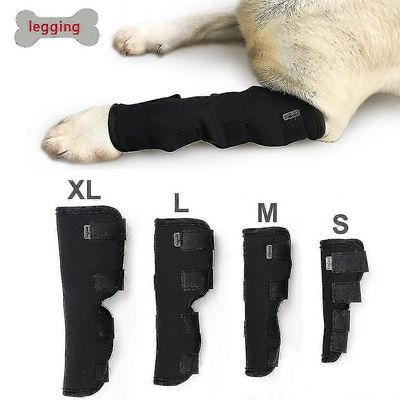 Koiran nuolemisenesto jalkojen kääresuoja Teddy Leg Hock Sleeve Compression Bsupport Canine Foot Cover Guard-yvan XL