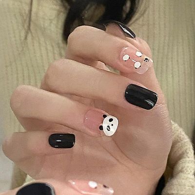 Bærbar negle patch aftagelig blød negle patch gelé lim færdig søm patch wearable nail patch Et stjerneskud