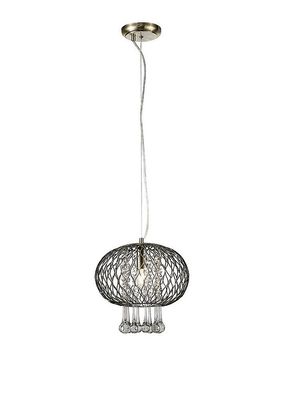 Inspired Lighting Chelsie Medium Loft Vedhæng 1 Lys Antik Messing, Klart glas