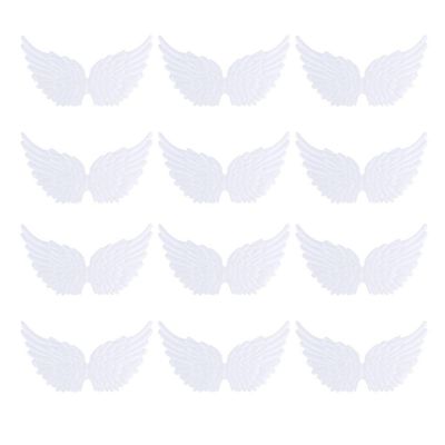 12kpl valkoinen mini siipi luova DIY sisustus enkeli siipi lahja DIY puku reppu lisävaruste käsityöt koristeellinen rekvisiitta 12.5*7cm