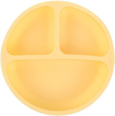 Mikasa Sugekop Baby Silikone Split Plate, Fodring Training gul