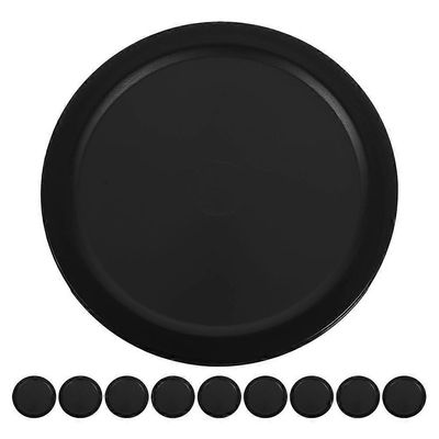 10 kpl pöytäkiekkokiekkoja pöytäkiekkojen varaosat jääkiekkotarvikkeet Musta 6.50X6.50X0.40CM