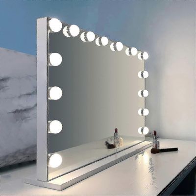2023 Uusi Hollywood Vanity Mirror Light, meikki valaistu turhamaisuusvalo 10 lamppua 3 valaistustilaa (vain valot) -Uusi SZJR