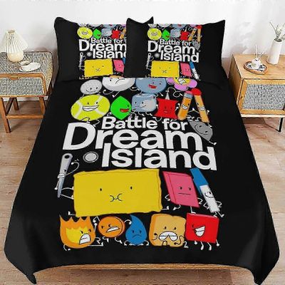 Conly o249 lakanat Taistelu Dream Islandista BFDI-sängyn pussilakana mikrokuituliinavaatteet Se3D-tulostettu kevyt3-osainen peitto Se, pussilakana ...