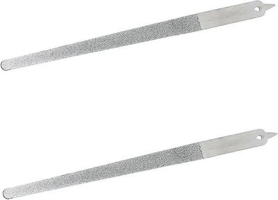 2025 Uusin malli 2PC 8 Diamond Dust Kynsiviila - Ruostumattomasta teräksestä valmistettu kynsipastone - 9 tuumaa