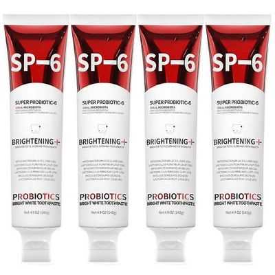 2025 SP-6 probioottinen hammastahna, Sp-6-hammastahna, valkaiseva ja nopeasti valkaiseva hammastahna 4pcs