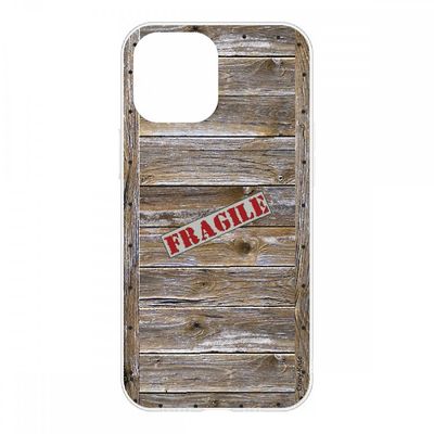 Crazy Kase Sag til iPhone 12 Pro (6,1) Soft Træ sag