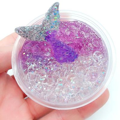 Handuo Fishtail Slim Farve Mud Havfrue Crystal Mud hvid lilla