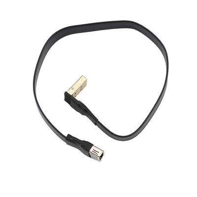 Displayport-nauhan jatkokaapeli uros-naaras litteä emi-suojaus fpc-kaapeli dp-kulmaliitin (p3