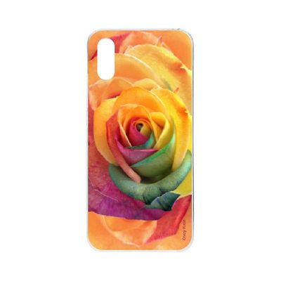 Crazy Kase Skrog til Xiaomi Redmi 9a Soft Pink farverig blomst