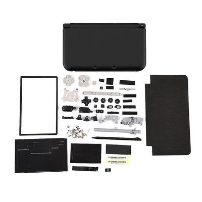 Täysi kotelon kotelon kansi Kuoren korjausosat Täydellinen vaihtosarja Nintendo 3DS XL Blackille
