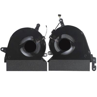CPU+GPU-jäähdytystuulettimen vaihto HP Spectre 15-DF X360 Convertible PC -sarjaan, 15-DF00xx 15-DF10xx Musta