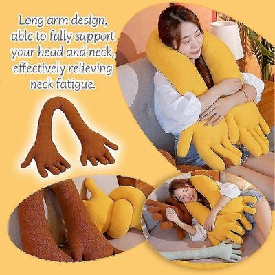 Pitkävartaloiset tyynyt halaustyyny aikuisille pehmeä söpö pehmolelu Sininen