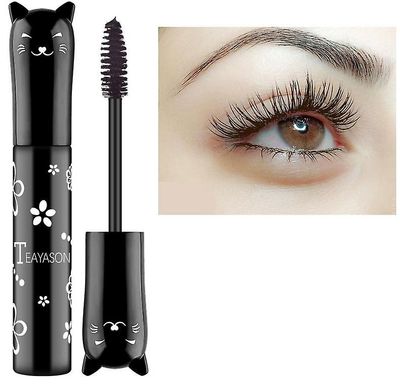 Handuo Farverig Mascara Vandtæt Langvarig Tyk Mascara kaffe