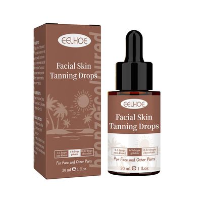 unbrand Fuktighetskrem Selvbruning Serum Medium til Dark Lett absorpsjon Tan Liquid For utendørs sol hjelper Tan Raskere
