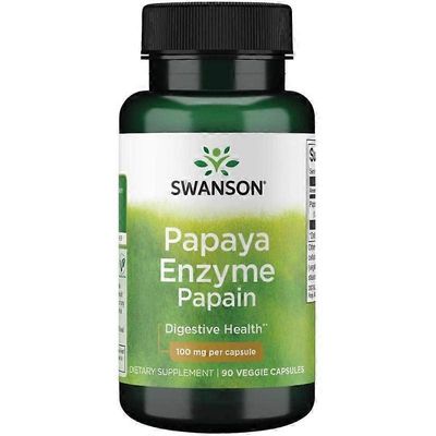 Swanson papaijaentsyymi papaiini 100mg kapselit 90
