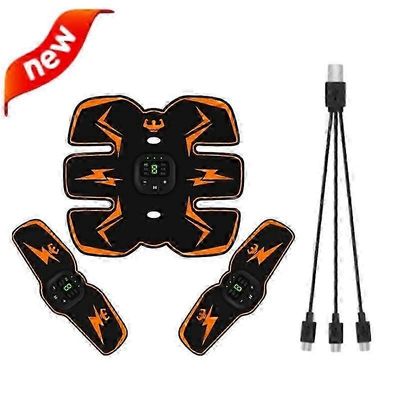 Lihasstimulaattori Ems Vatsan lonkka-kouluttaja Lcd-näyttö Kasvovesi USB Abs Kuntoharjoittelu Koti kuntosali Painonpudotus kehon laihtuminen kehon ...