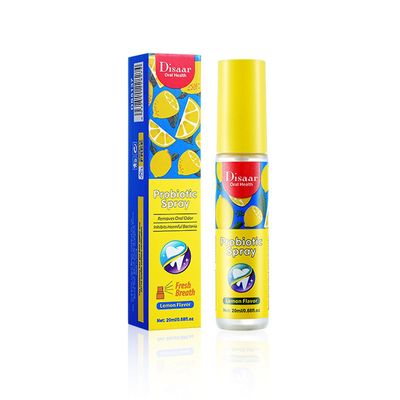 Kuankuanbao Sitron oral spray for frisk pust og oral rengjøring - 20ml Gul