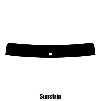 Window-Tint Sun Strip til Honda HR-V 3-dørs - 2000 og nyere pre-cut sunstrip 5% limo sort