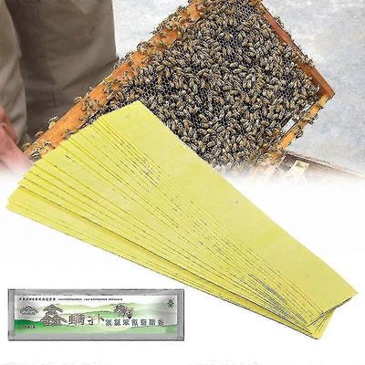 Sztxj 40kpl Varroa-kaistaleet fluvalinaatti mehiläisten punkkien tappajahoitotyökalu Mehiläishoidon tuholaistorjunta