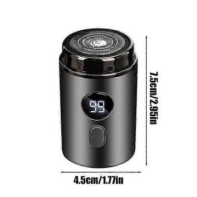 Ladattava sähköinen Mini Razor kannettava akkutrimmeri koko vartalolle, kasvoille ja parralle kivuttomaan matkaystävälliseen muotoiluun musta