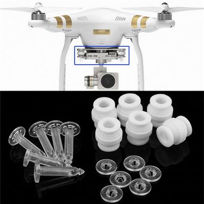 Kamera Gimbal Stødabsorbering Dæmpning Gummibolde & Anti-drop Pins Kit til Dji Phantom 3 Standard Professional Advanced