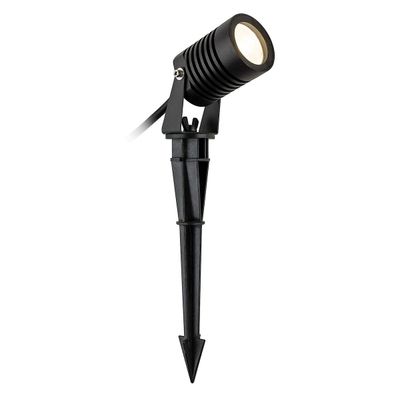 Firstlight Lighting Firstlight Veron Udendørs Integreret LED Kort Spike Ground Light Black IP65