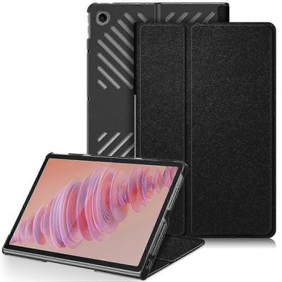Lenovo Tab Plus 11,5 tuuman TB351FU -kotelo jäähdytystelineellä ja nahkakuorella tabletille Monivärinen Style A
