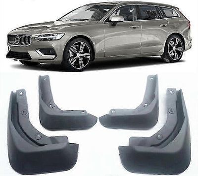 Aidot valetut roiskesuojat Roiskeläpät vuosille 2019-2024 Volvo V60 MK II Estate