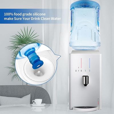 Favrison 5 gallon vannkanne plugg vann dispenser bøtte lokk gjenbrukbar erstatning silikon lokk 5 stk Style 2