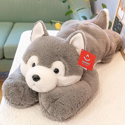 Forverret angst Dinosaur plysj Toy Row Pillow Stuffed Animal Doll Boy Girl Gift-en Grønlandshunder 50cm