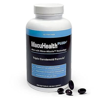 Macuhealth Plus+ silmävitamiinilisä aikuisille 360 laskea