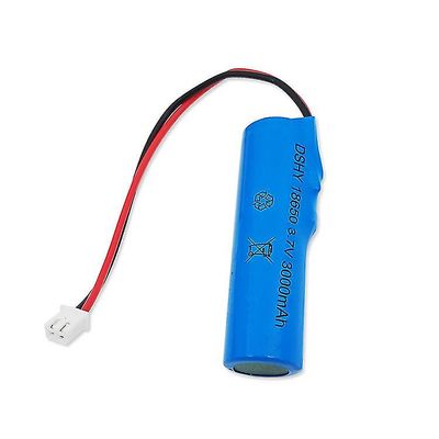 3.7v 18650 litiumbatteri xh-2p-kontakt 3000mah pluss beskyttelsesbrettbatteri oppladbare bevegelige leker