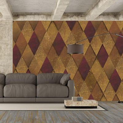 IlyDecor Carta da parati geometrica - Dronningens kammer 400x280