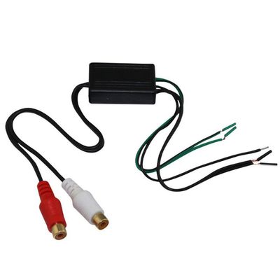 Højttaler til 2 RCA Line Output Converter IN/OUT High/Low til billyd Som vist
