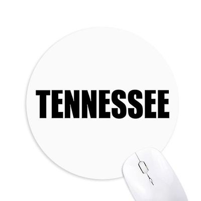 America City Navn Runde Skridsikker Gummi Mousepad Game Office Musemåtte