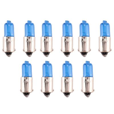 2 x H6W BAX9S 6W valkoinen ksenon auton sivumerkkivalo 12V 5000K