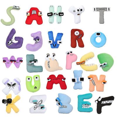 Alfabet Lore plysj utstoppet Soft Toy-r E-bokstav